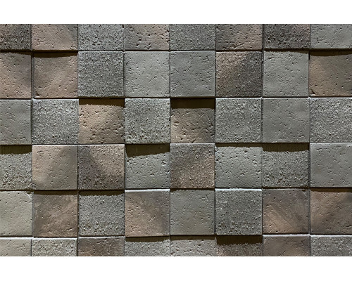 Панель фасадная Каньон 3D Мозаика 590 х 290 х 23 мм. 0,172 м2. Цвет №45