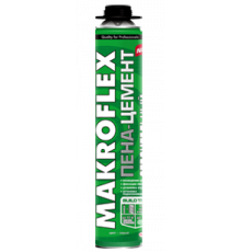 Пена-цемент монтажная строительная "MAKROFLEX" профессиональня 850 мл.