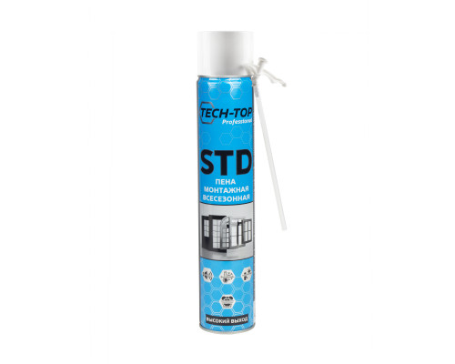 Пена монтажная бытовая Tech-Top STD всесезонная 740 мл.