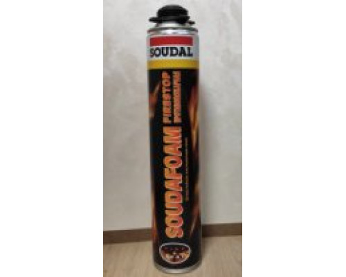 Пена монтажная огнеупорная пистолетная Соудафоам ФР / Soudafoam FR 750 мл. Soudal 132780