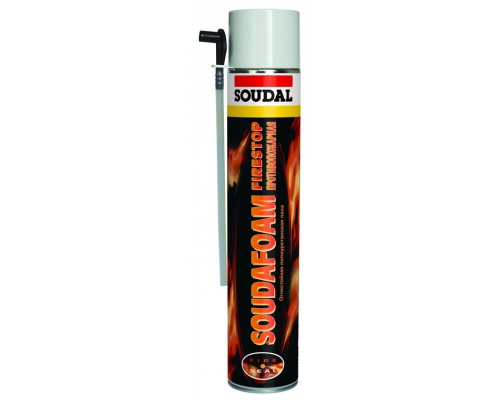 Пена монтажная огнеупорная Soudal Soudafoam FR 750 мл. 132779