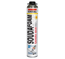 Пена монтажная пистолетная 70 Soudafoam Maxi Sahara 870 мл. Soudal 122479