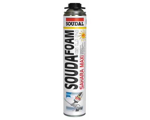 Пена монтажная пистолетная 70 Soudafoam Maxi Sahara 870 мл. Soudal 122479