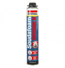 Пена монтажная пистолетная Soudal Professional 60 профессиональная 750 мл зимняя 115002 Soudal