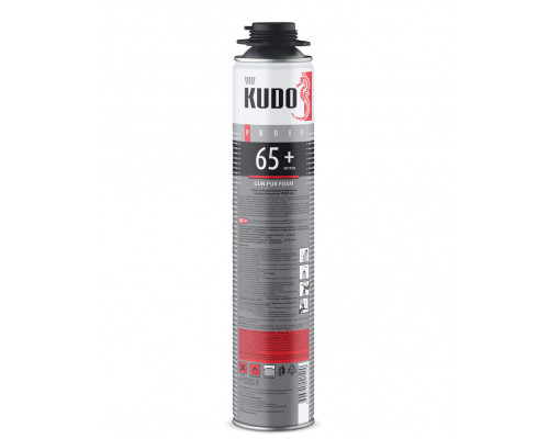 Пена монтажная профессиональная летняя KUDO PROFF 65+ / 1000 мл.