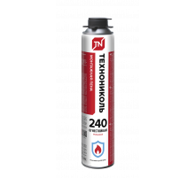 Пена монтажная профессиональная огнестойкая ТехноНИКОЛЬ №240 / 950 гр.