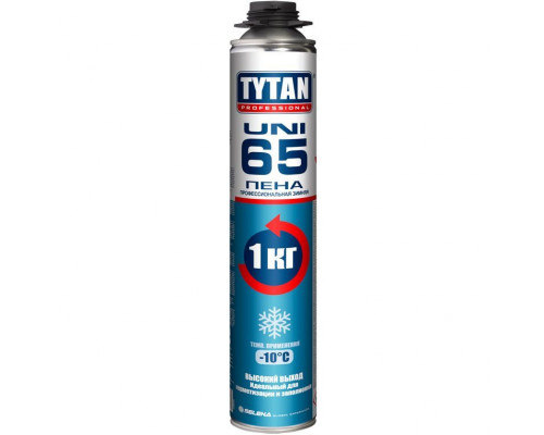 Пена монтажная профессиональная "Tytan Professional 65 UNI" зимняя 750 мл.