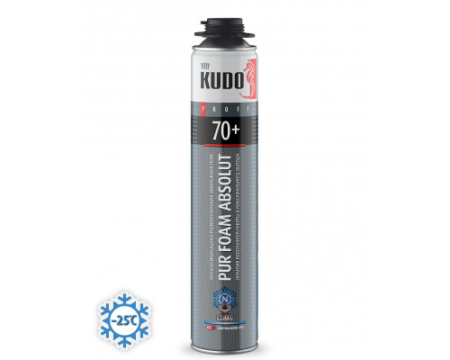 Пена монтажная профессиональная зимняя ABSOLUT PROFF 70+ ARKTIKA NORD 1000 мл. KUDO