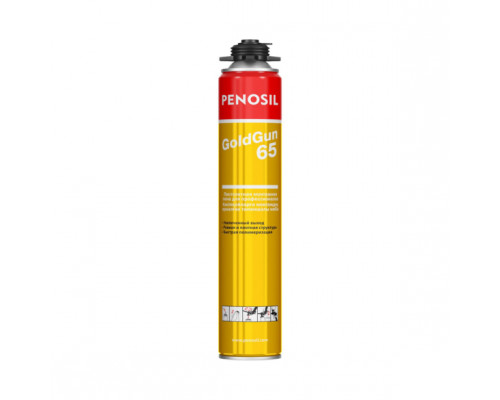 Пена монтажная "PENOSIL GOLDGUN 65" Профи 875 мл. (12)