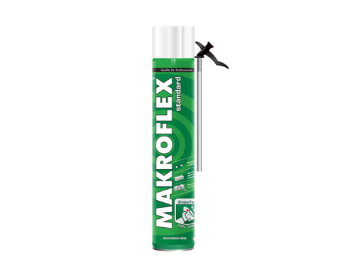 Пена монтажная с трубочкой Makroflex ShakeTec STD 750мл.