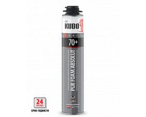 Пена пистолетная "Proff 70+" Профи 1000мл. / 1010 г., "Kudo" KUPP10S70+