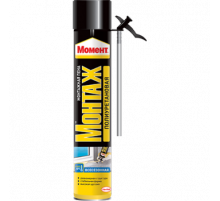 Пена полиуретановая монтажная всеcезонная стандартная 750мл. Момент Henkel