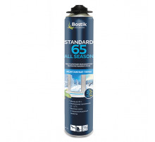 Пена профессиональная Bostik Standard All Seasons 65 всесезонная 750 мл. выход 65 л.