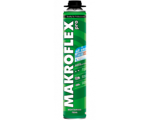 Пена профессиональная монтажная Makroflex ShakeTec 65 Pro 850 мл всесезонная (1/16)