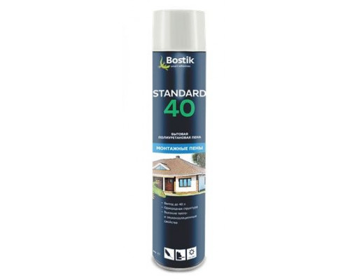 Пена стандартная Bostik Standard 40 500 мл. выход 40 л.
