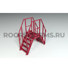 Переход через парапет RAL 3011 Коричнево-красный 0,485 х 0,68 м. высота 1,2 м.