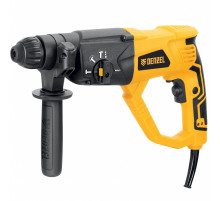 Перфоратор электрический RH-1050-26, SDS-plus, 1050 Вт, 3.2 Дж, 3 плюс 1 режим Denzel