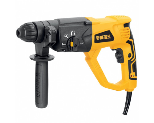 Перфоратор электрический RH-1050-26, SDS-plus, 1050 Вт, 3.2 Дж, 3 плюс 1 режим Denzel
