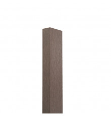 Перила для ограждений из ДПК Ecodecking Топ 90 х 45 х 3000 мм. Венге