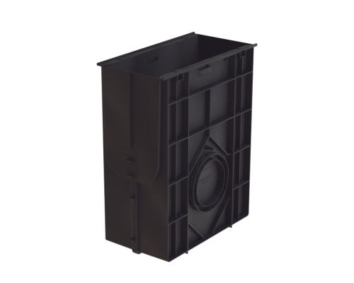 Пескоуловитель пластиковый Aquastok ПП Норма DN200 / 500 x 260 x 550 мм.