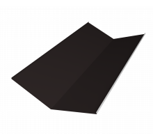 Планка ендовы нижней 300х300 0,5 PurPro Matt 275 RAL 9005 черный (3м)