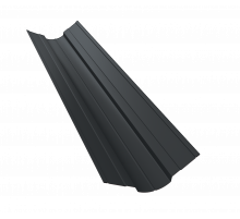 Планка ендовы верхней фигурной 70x70 0,5 PurPro Matt 275 RAL 7016 антрацитово-серый (2м)