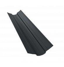 Планка ендовы верхней фигурной 70x70 0,5 PurPro Matt 275 RAL 7016 антрацитово-серый (3м)
