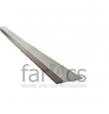 Планка финишная металлическая FarAcs Premium Rooftop Matte / Стальной бархат 0,5 мм. Ral 8017 L=2 м.