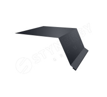 Планка капельник 100 х 55 х 2000 мм. Stynergy CORUNDUM50 RAL 7024 Серый графит 0,5 мм.
