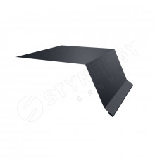 Планка капельник 100 х 55 х 2000 мм. Stynergy CORUNDUM50 RAL 7024 Серый графит 0,5 мм.