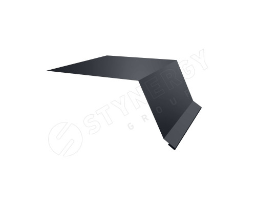 Планка капельник 100 х 55 х 2000 мм. Stynergy CORUNDUM50 RAL 7024 Серый графит 0,5 мм.