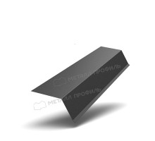 Планка капельник 79 х 55 х 2000 мм. Металл Профиль VALORI DarkGrey Темно-серый 0,5 мм.