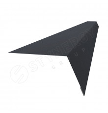Планка карнизная 100 х 65 х 2000 мм. Stynergy GRAPHITE45 0,45 мм. RAL 7024 Серый графит