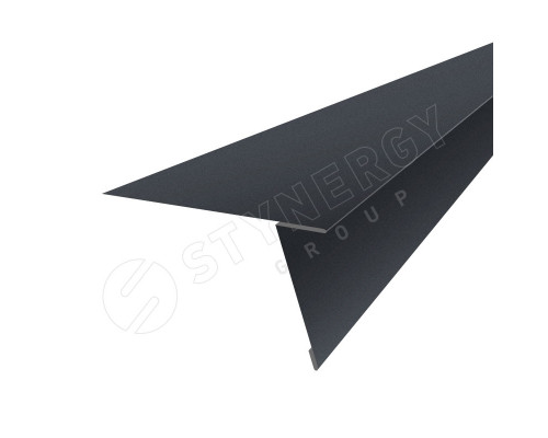Планка карнизная для SMART Фальц Pro CORUNDUM50® матовый RAL 7024 графитовый серый 2 м.