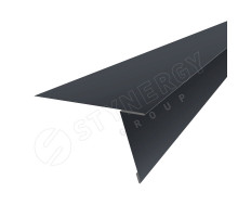 Планка карнизная для SMART Фальц Pro CORUNDUM50® RAL 7024 Серый графит 2 м.