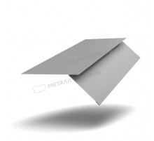 Планка карнизная FASTCLICK 130 х 80 х 2000 мм. NormanMP RAL 7004 Серый 0,5 мм.