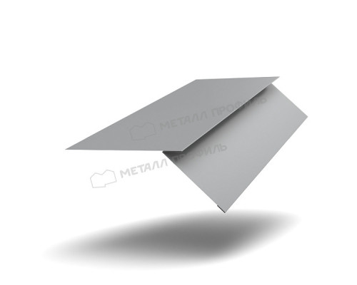 Планка карнизная FASTCLICK 130 х 80 х 2000 мм. NormanMP RAL 7004 Серый 0,5 мм.