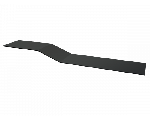 Планка крепежная фальц Grand Line PurPro Matt 0,5 мм. RAL 7016 антрацитово-серый 2 м.