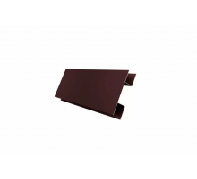 Планка Н-образная стыковочная сложная 0,5 мм. Satin Matt TX RR 32 темно-коричневый 3 м.