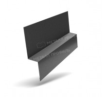 Планка начальная FASTCLICK 55 х 30 х 3000 мм. Металл Профиль VALORI DarkGrey Темно-серый 0,5 мм.