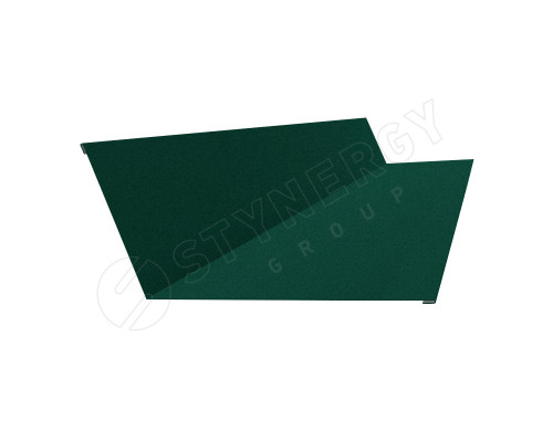 Планка примыкания 150 х 250 х 2000 мм. Stynergy GRAPHITE45 0,45 мм. RAL 6005 Зеленый мох