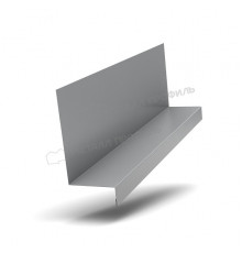 Планка примыкания боковая FASTCLICK 150 х 65 х 2000 мм. NormanMP RAL 7004 Серый 0,5 мм.