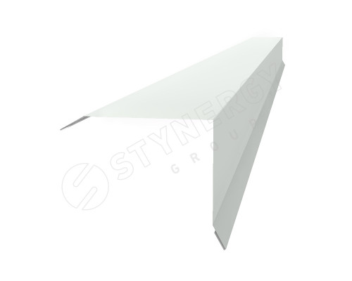 Планка торцевая 135 х 145 х 2000 мм. Stynergy CORUNDUM50 0,5 мм. RAL 9003 Белый
