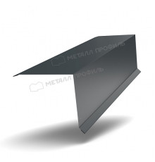 Планка торцевая 95 х 120 х 2000 мм. Металл Профиль NormanMP RAL 7016 Антрацит 0,5 мм.