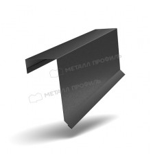 Планка торцевая кровельная FASTCLICK 65 х 130 х 2000 мм. Металл Профиль VALORI DarkGrey Серый 0,5 мм