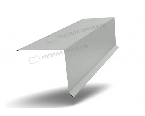 Планка торцевая Металл Профиль 95 х 120 х 2000 мм. ПЭ-01 RAL 9003 Белый 0.4 мм.