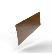 Планка завершающая 65 х 3000 мм. Металл Профиль ECOSTEEL_T Золотой Дуб 0,5 мм.