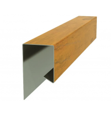 Планка завершающая сложная Металл Профиль 30 х 25 х 3000 мм. ECOSTEEL_T-01 Сосна 0,5 мм.