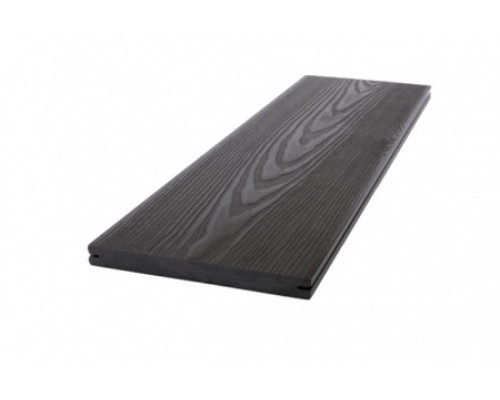 Планкен фасадный из ДПК Ecodecking Титан 145 х 13 х 3000 мм. Антрацит