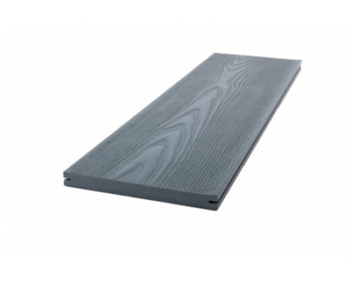 Планкен фасадный из ДПК Ecodecking Титан 145 х 13 х 4000 мм. Серый